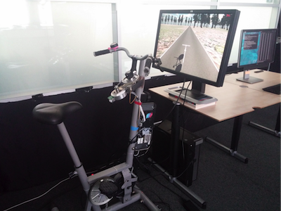 static
                    bicycle simulator